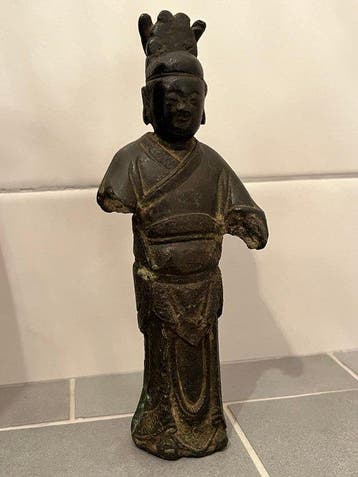 Beeldje Ming periode 17e eeuw - Brons - China - Ming