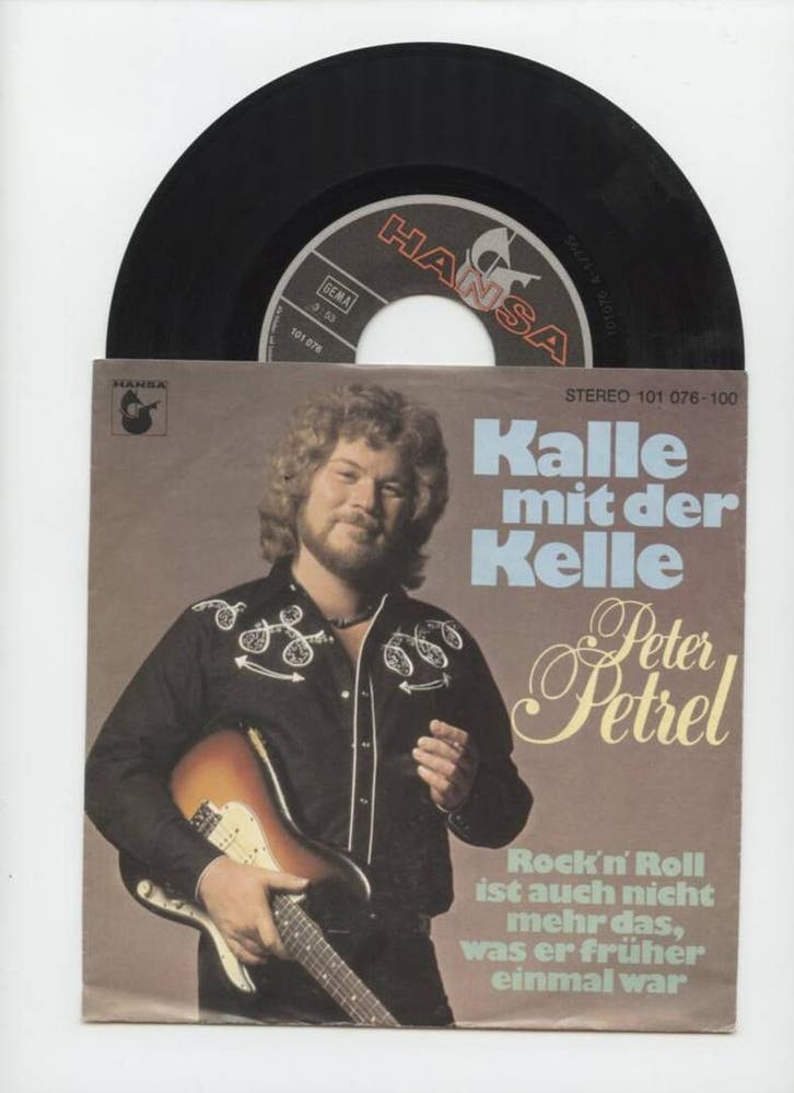 Peter Petrel – Kalle Mit Der Kelle / Rock n Roll Ist Auch, Cd's en Dvd's, Vinyl Singles, Ophalen of Verzenden