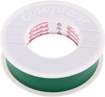 Elektrische Isolatietape Vde-Getest 25mm/25m Groen, Verzenden, Nieuw