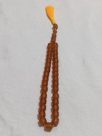 Chapelet - Ambre - 1970-1980 - Chapelet de perles de prière