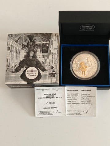 Frankrijk. 10 Euro 2018 Epoque Romantique et Moderne Proof