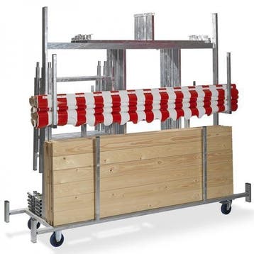 Trolley voor marktkramen | 2415x720x1980(h)mm VEBA, Verzenden, Nieuw in verpakking