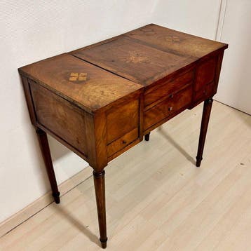 Kaptafel - Mahonie - Stijl George III, Antiek en Kunst