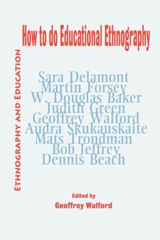 How To Do Educational Ethnography 9781872767925, Boeken, Taal | Engels, Gelezen, Verzenden