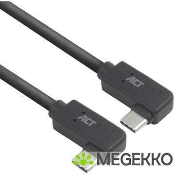ACT USB 3.0 10Gbps 60W USB Type-C (haaks horizontaal) - USB, Computers en Software, Verzenden, Nieuw