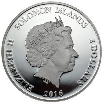 Îles Salomon. 2 Dollars 2016 Silver Proof Ancient Egypt -