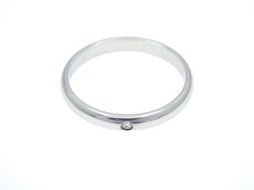 Cartier - Bague - 1895 Single Diamond Wedding band Ring, Handtassen en Accessoires, Nieuw