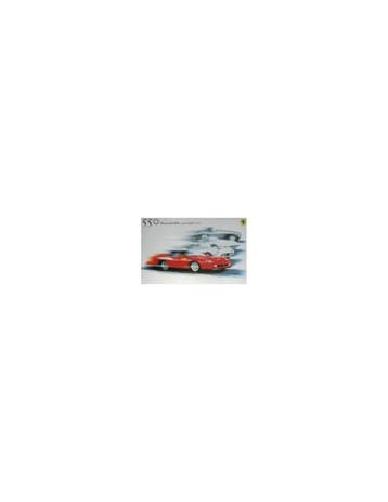 2000 FERRARI 550 BARCHETTA PININFARINA SALES POSTER 1617/00, Nieuw