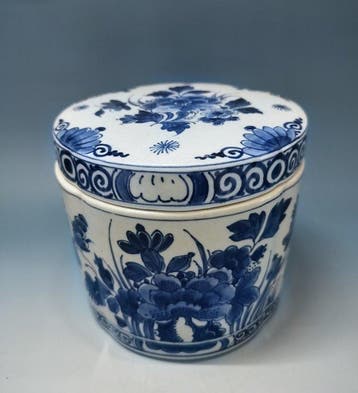 Porceleyne Fles, Royal Delft - Pot à tabac - Céramique - Pot