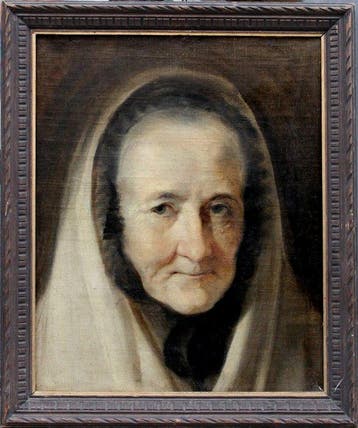 Giuseppe Nogari (1699-1766), Follower of - Female portrait, Antiquités & Art
