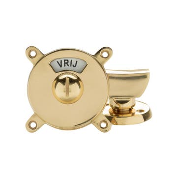 WC sluiting Resident messing gelakt - toilet badkamer slu..., Ophalen of Verzenden, Slot