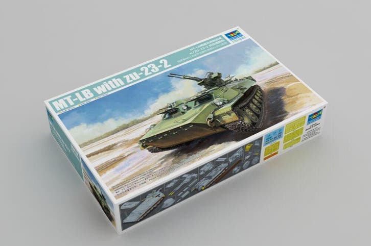 Trumpeter 09618 MT-LB with zu-23-2 Bouwpakket Schaal 1:35, Hobby en Vrije tijd, Modelbouw | Auto's en Voertuigen, Overige typen