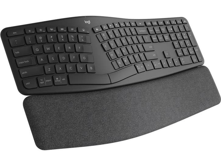 Logitech Ergo K860 - Ergonomisch Toetsenbord - Draadloos -, Computers en Software, Toetsenborden, Zo goed als nieuw, Verzenden
