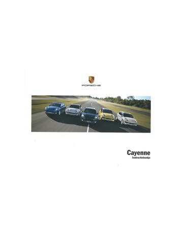 2011 PORSCHE CAYENNE INSTRUCTIEBOEKJE NEDERLANDS, Ophalen of Verzenden