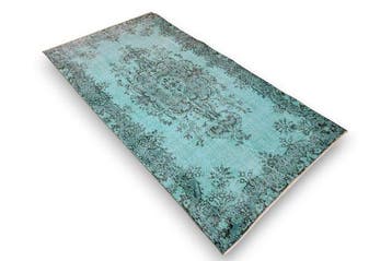 turquoise vintage - Tapis - 210 cm - 110 cm - avec, Huis en Inrichting, Nieuw