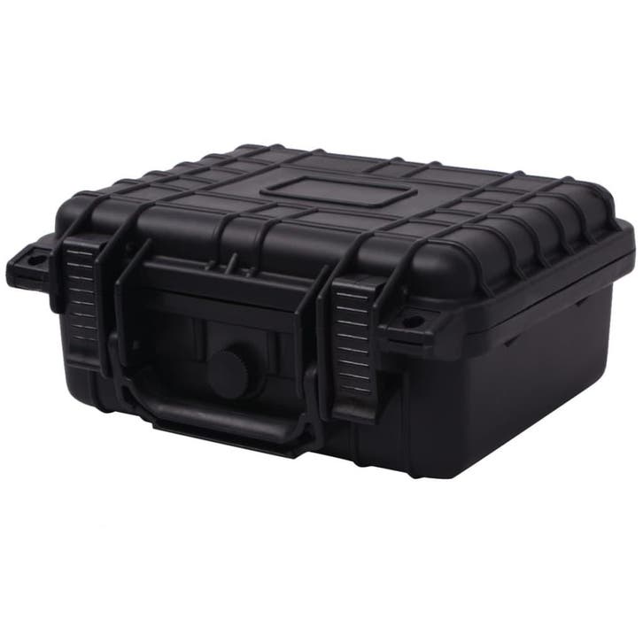 vidaXL Beschermende materiaalkoffer 27x24,6x12,4 cm zwart, Audio, Tv en Foto, Foto | Cameratassen, Nieuw, Verzenden