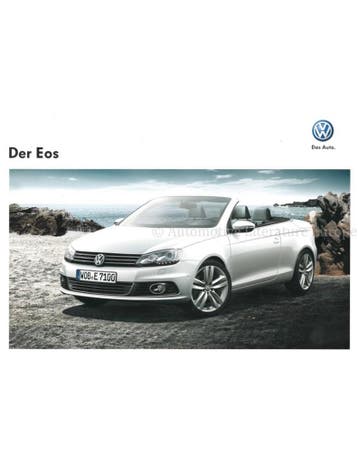 2012 VOLKSWAGEN EOS BROCHURE DUITS, Boeken, Ophalen of Verzenden, Nieuw