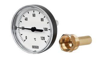 0 tot +60°C Plastic Bimetalen Thermometer 100mm Behuizing, Verzenden, Nieuw