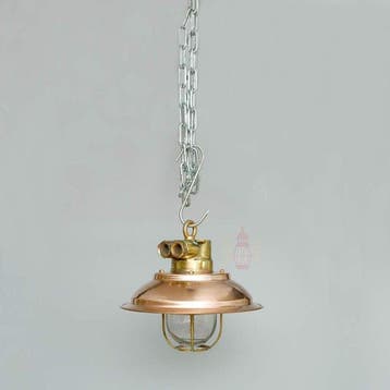 Plafondlamp - Metaal, Emaille