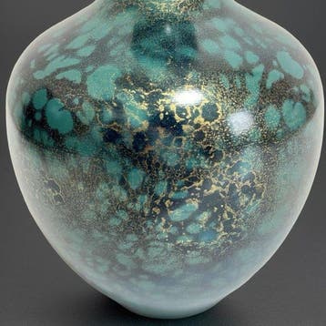 Vaas - Brons - Japan - Bronzen vaas met doos (Zonder, Antiek en Kunst