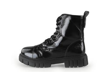 S.oliver Veterboots Meisjes in maat 33 Zwart, Verzenden, Jongen of Meisje, Schoenen, Zo goed als nieuw