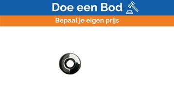 Bieden: Olivari Chrome Door Latch with Rosette, Ophalen of Verzenden