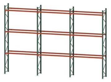 Palletstelling - 5 staanders 5750x1050mm - Tot. lengte: 11m4, Zakelijke goederen, Ophalen of Verzenden