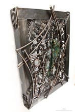 NES - Tableau sculpture murale sans-titre n°3- Bronze et, Antiquités & Art