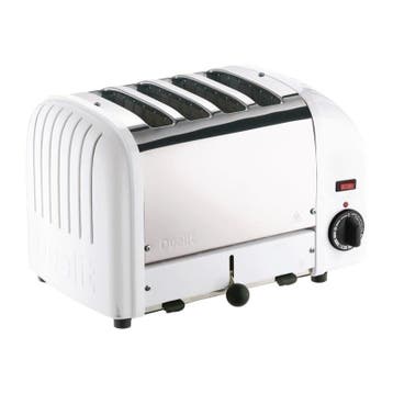 Broodrooster wit 40355 | Cap.4st. | 130 sneden/h | 230V |, Verzenden
