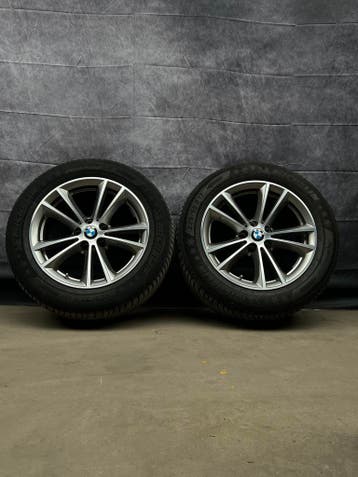 BMW wielset styling 631x Michelin 225/55R17 5serie G30 G31, Gebruikt, Banden en Velgen, 17 inch, Winterbanden