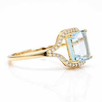Zonder minimumprijs - Ring - 14 karaat Geel goud - 1.80ct., Nieuw