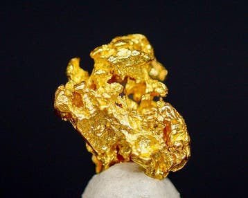 Gekristalliseerd goudklompje De Halve Maan- 1.46 g - (1)