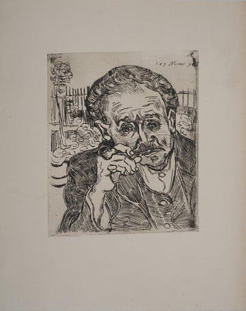 Vincent Van Gogh (1853-1890) (daprès) - Portrait du docteur