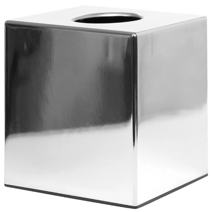 Vierkante tissuebox van chroom | 120x120x130(h)mm Bolero, Zakelijke goederen, Horeca | Keukenapparatuur, Nieuw in verpakking, Verzenden