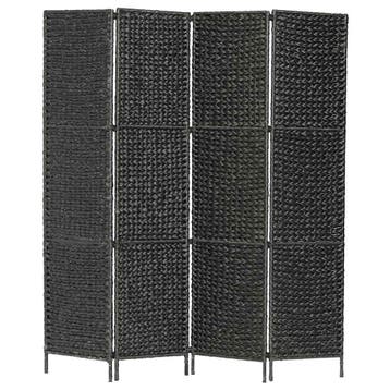 vidaXL Kamerscherm met 4 panelen 154x160 cm waterhyacint, Verzenden, Nieuw