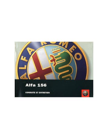 2002 ALFA ROMEO 156 INSTRUCTIEBOEKJE FRANS, Ophalen of Verzenden