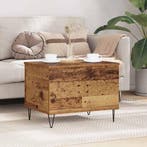 vidaXL Salontafel Oud Hout 60 x 44,5 x 45 cm Bewerkt hout, Verzenden