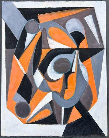Sinette Derlot - Composition abstraite, Antiek en Kunst