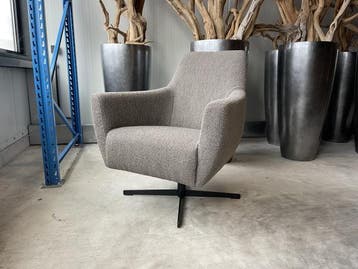 Veiling - Fauteuil Arsenie (2 stuks) -Draaibaar- Boucle- Bro