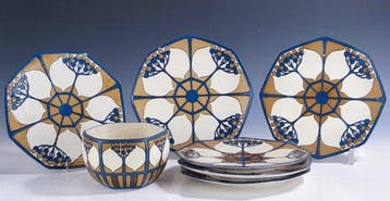 Villeroy & Boch Mettlach - Tureen (7) - Zevendelig, Antiquités & Art