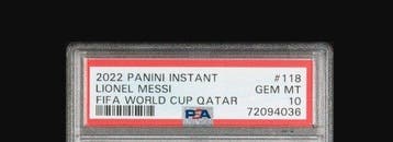 2022 Panini Lionel Messi #118 - PSA 10 - 1 Graded card, Nieuw