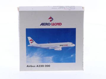 Schaal 1:500 Herpa 501668 Airbus A320-200 Aero Lloyd Reg...., Ophalen of Verzenden