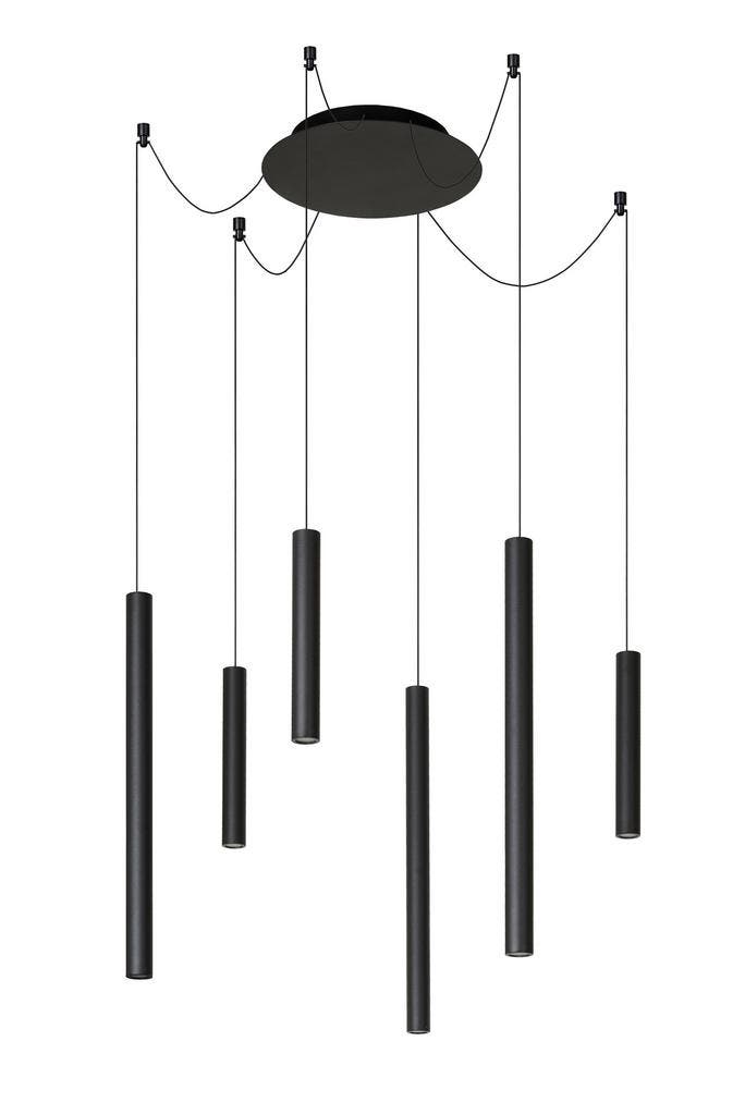 Hanglamp Lucide LORENZ -  - LED Dimb. - 6x4W 3000K, Huis en Inrichting, Lampen | Hanglampen, Nieuw, Verzenden
