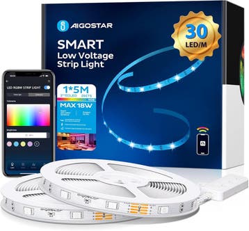Led strip - Ledstrip - 5 meter - RGB - Aigostar, Verzenden