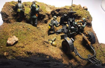 Tamiya - Diorama WWII German 2 cm Flak 38 Anti-Aircraft Gun