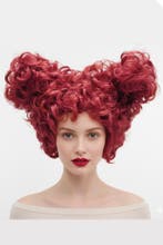 Queen of Hearts Pruik Rood Rococo met Gratis 2x Haarnetje Ba, Kleding | Dames, Ophalen of Verzenden, Nieuw