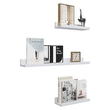 2dekans | Woltu Set van 3 Zwevende Wandplanken - MDF Wit -, Ophalen of Verzenden, Nieuw