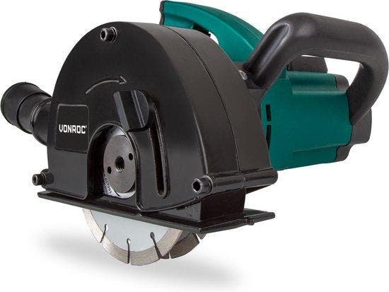 2dekans | VONROC Muurfrees – max. 29 mm Sleufbreedte – 1700, Bricolage & Construction, Outillage | Autres Machines, Enlèvement ou Envoi