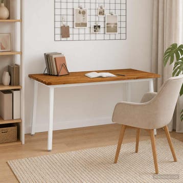 vidaXL Vierkante Eettafel 160 x 80 x 75 cm Massief Acacia, Huis en Inrichting, Verzenden, Nieuw