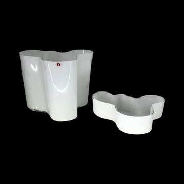 Iittala - Alvar Aalto - Vaas (2) - Savoy - Mond/Hand